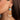 Turquoise Arabesque Earrings with White Beads