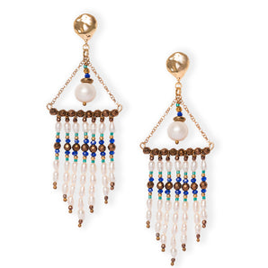 Arabic Freshwater Pearl Earrings