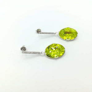 Swarovski Lime Earrings